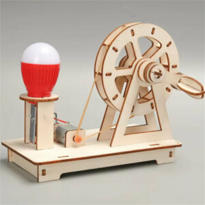 DIY Wooden Hand Generator Model STEM Science Technology Experiment Physics Learning Education Toy