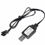 7.4V 800mAh USB Charge Cable SM-3P Positive Plug for LiPo Li-ion RC Toys Battery
