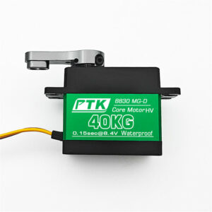 PTK8830 SSG-D 40kg Metal Digital Steering Gear High Torque High Voltage 8.4V Model Aircraft Model Climbing Car RV