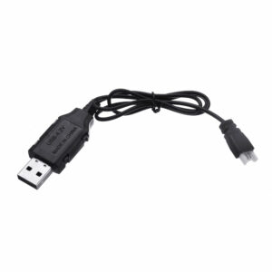 Eachine Mini Mustang P-51D F4U T-28 Trojan F22 F16 BF109 Spitfire P40 A6M Zero FW190 RC Airplane Lipo Battery USB Charging Cable Wire 1S