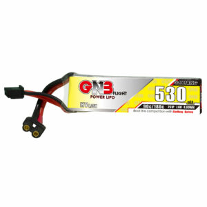 5Pcs Gaoneng GNB 7.6V 530mAh 90C 2S LiHV Lipo Battery XT30 Plug for Sub250 Nanofly20 iFlight CineBee Emax Tinyhawk II Mobula8 TinyGo CRUX3 FPV Racing Drone