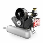 TOYAN FS-B400 14cc Flat-four Engine Horizontal Opposed 4 Cylinder 4 Stroke Nitro H4 DIY Engine Model Kit