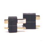 5 Pair Amass AM-1015B Anti-Slip Black T Plug Connector Male & Female