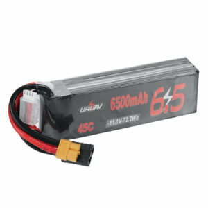URUAV 11.1V 6500mAh 45C 3S LiPo Battery XT60 Plug for RC Drone
