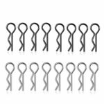 120pcs Car R Clip For 1/10 1/12 TAMIYA wltoys HSP RC Car Shell Canopy