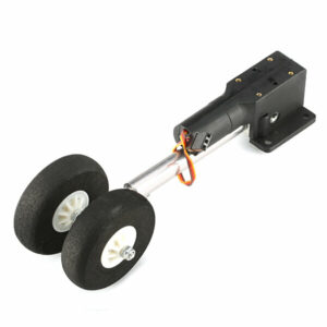 Two Wheeled Shocking Proof Retract Landing Gear Set For 2KG RC Airplane