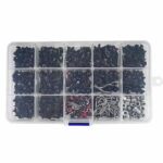 500Pcs M3 M4 Rc Car Repair Tool Set Screws Box Set For SCx10 TRX4 1/10 HSP Remote Control RC Car Parts