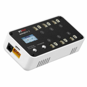VIFLY WhoopStor 3 V3 40W 1.3A*6 6 Ports DC 1S Lipo Battery Charger Discharger with Storage Function LED Screen Support 4.2V 4.35V LIHV BT2.0 PH2.0 Plug
