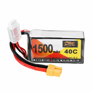 5Pcs ZOP Power 11.1V 1500mAh 40C 3S Lipo Battery XT60 Plug for Eachine Wizard X220 FPV Racing RC Drone