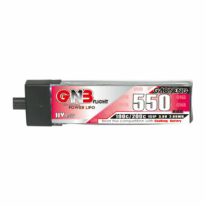 6Pcs Gaoneng 3.8V 550mAh 100C 1S LiHV Battery A30 Plug for HGLRC DraShark Emax Tinyhawk S BetaFPV Beta75X
