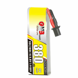 6Pcs Gaoneng 3.8V 380mAh 90C 1S LiHV Battery A30 Plug With Adapter Cable for Emax Tinyhawk S BetaFPV Beta75X