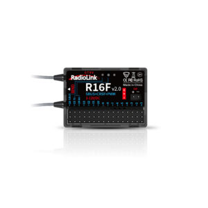 RadioLink R16F V2.0 2.4GHz 16CH Receiver Supports SBUS CRSF PWM for T16D/T12D/T8FB/T8S/RC8X/RC6GS V3/RC4GS V3 Radios