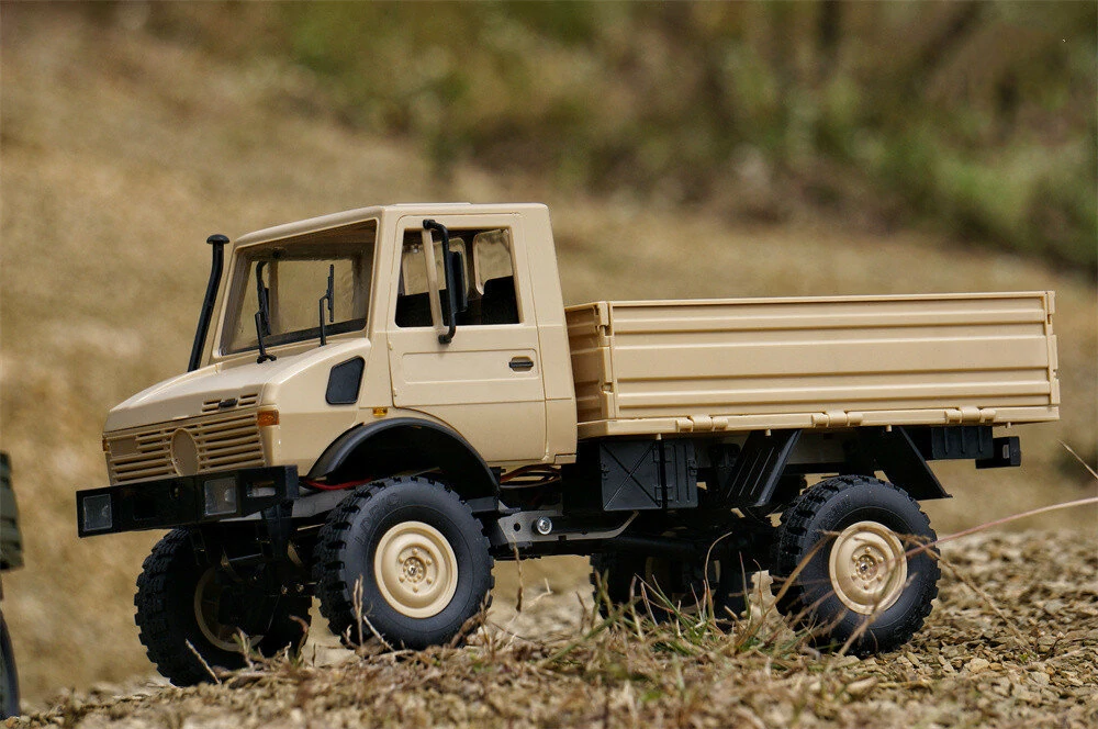 LDRC LD-P06 1/12 2.4G 4WD RC Car Unimog 435 U1300RC w/ LED Light Military Climbing Truck Full Proportional Vehicles Models Toys - Image 8