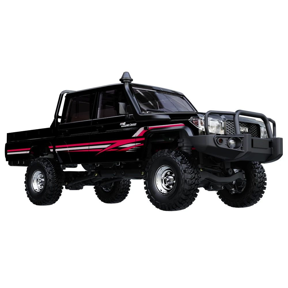 UDIRC UCX1801 PRO RTR 1/18 2.4G 4WD Brushless FOC RC Car for TOYOTA Land Cruiser LC79 Rock Crawler Tank Turn Off-Road Climbing Truck LED Light Two Speed Reverse Gearbox Mechanical Shift Oil Filled Shocks Mirco Vehicles Models Toys - Image 6