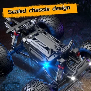 JJRC C8830 RTR 1/18 2.4G 4WD RC Car Off-Road Climbing Truck Full Proportional Control LED Light All Terrain Large Foot Dual Motors High Speed Vehicles Models Toys