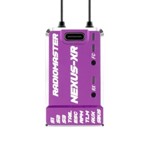 RadioMaster Nexus-XR Flight Controller Rotorflight 2.2 Gyro Integrated Receiver Multi-Function UART Ports Aluminium CNC No-Flybar RC Helicopter Control