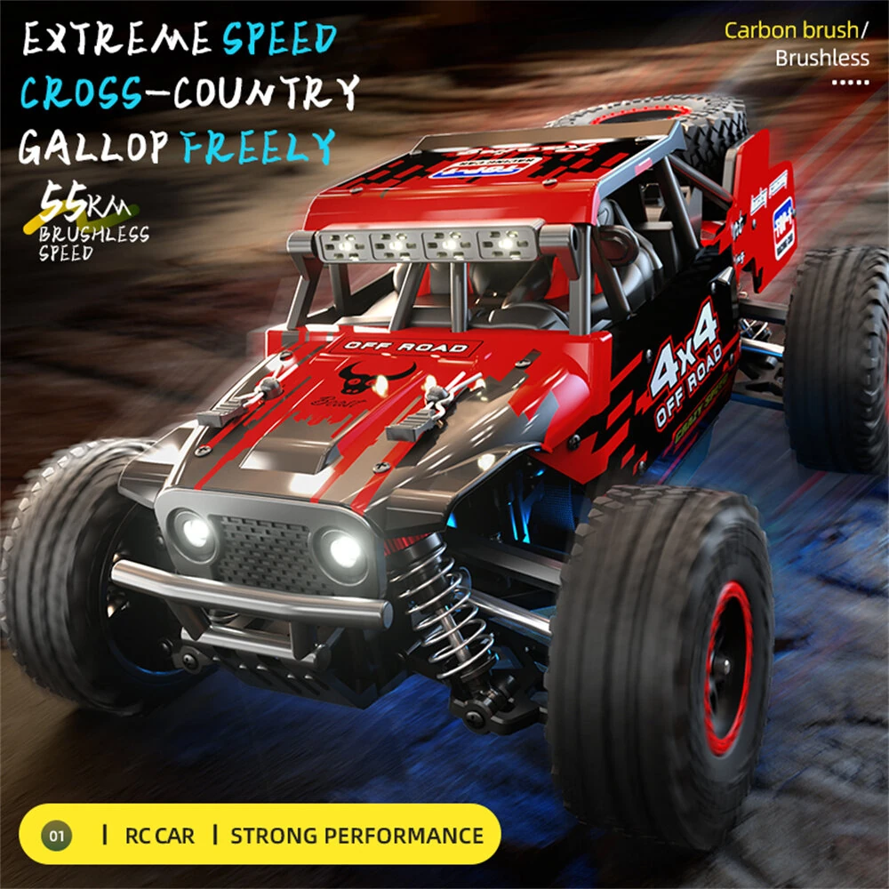 ZLL SG202 PRO/MAX 1/20 2.4G 4WD 40/55km/h Brushed/Brushless RC Car LED Light Off-Road Climbing Truck High Speed Full Proportional Vehicles Model RTR Toys - Image 2
