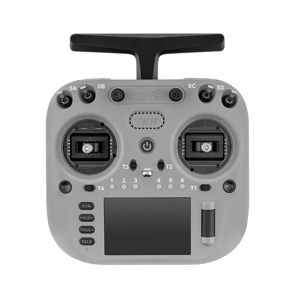 Radiomaster TX15 Built-in 2.4GHz/900MHz ELRS 16CH Radio Controller with V5.0 Hall Gimbals 3.5-Inch High-Visibility Color Touchscreen for FPV Racer Drones