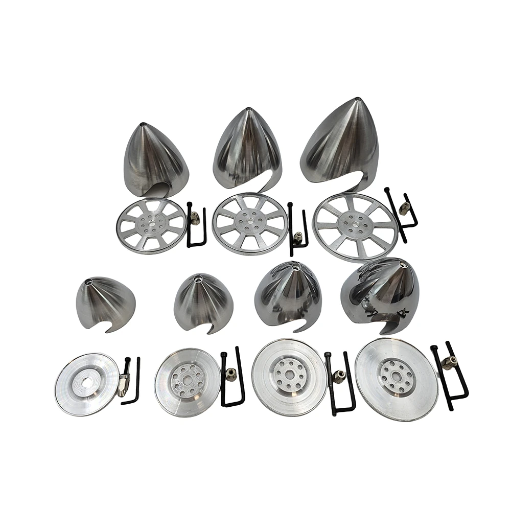 70mm/76mm/82mm/89mm/95mm/102mm/114mm/127mm Aluminium Metal Propeller Spinner for DLE Gasoline Engine RC Airplane