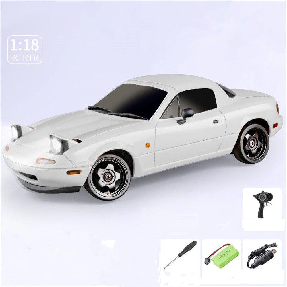 LDRC A04 RTR 1/18 2.4G RWD RC Car Drift for Mazda MX-5 LED Light On-Road Full Proportional Racing Vehicles Models Toys Standard Version - Image 2