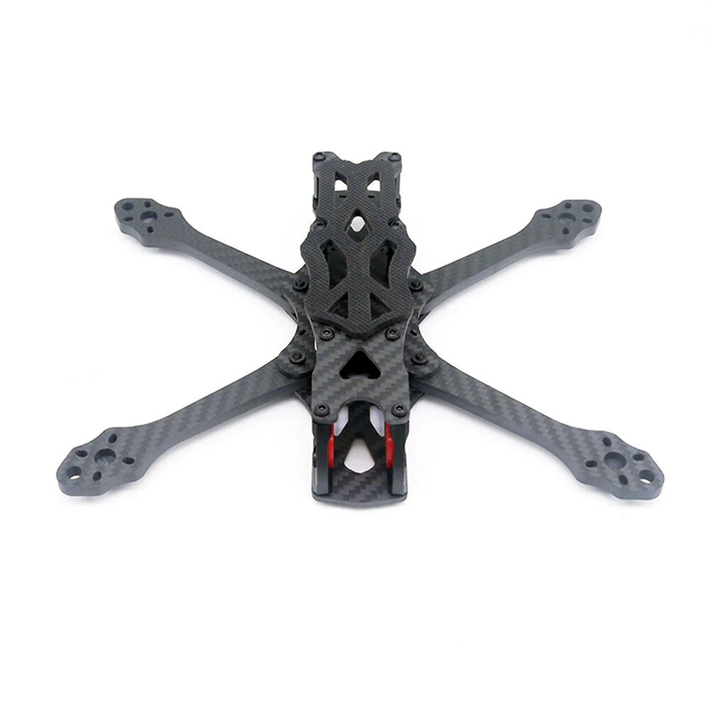 TEOSAW APEX EVO X5/ X5 MAX 5 Inch / X6 /X6 MAX 6 Inch / X7/ X7 MAX 7 Inch X Frame Kit Compatible with DJI O4 Pro FPV Racing Drones - Image 4