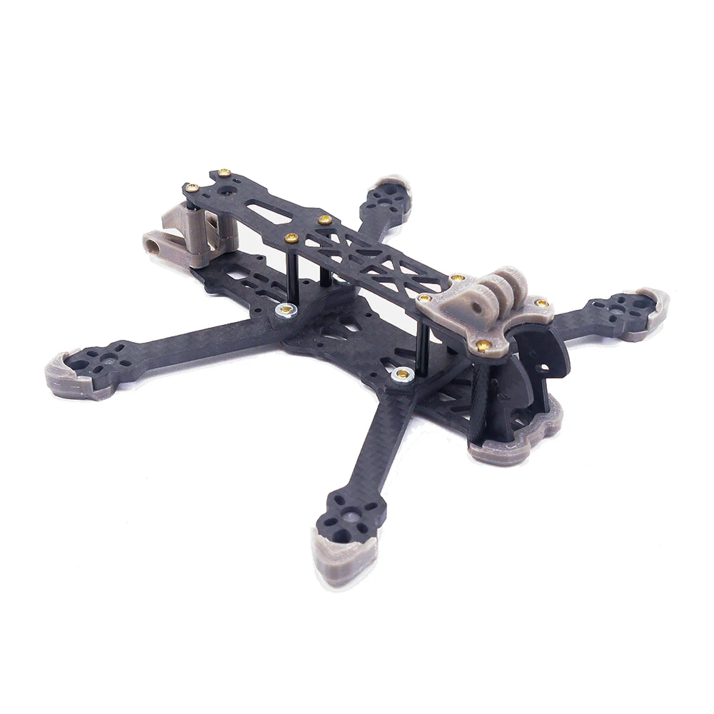 TEOSAW Mark 3 145mm Wheelbase 4mm Arm Thickness Carbon Fiber 3 Inch Freestyle Frame Kit Support 14mm 19mm FPV camera for RC Drone FPV Racing - Image 8