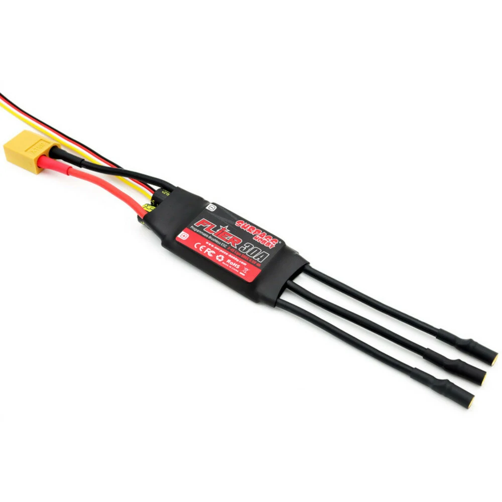 SURPASS-HOBBY FLIER Series New 32-bit 30A Brushless ESC With 5.5V/4A BEC Support Programming for RC Airplane - Image 3