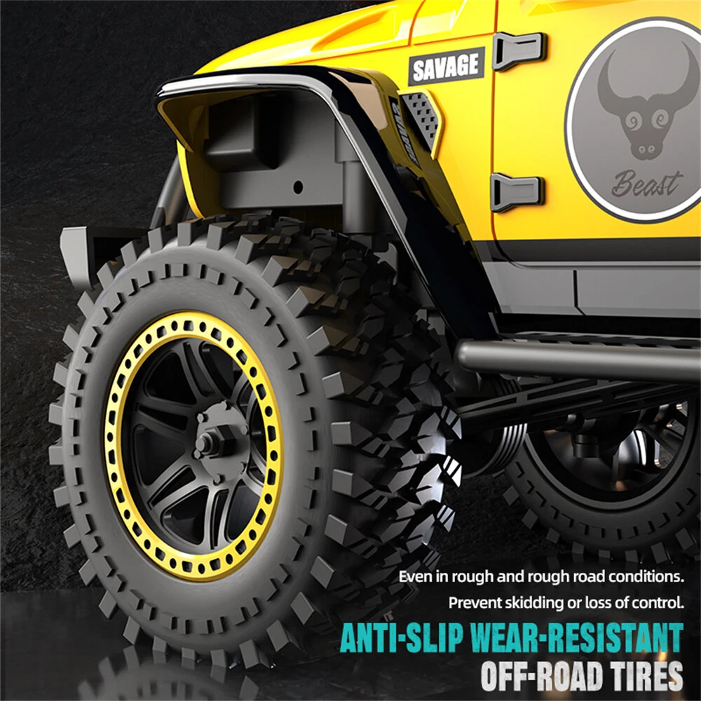 ZLL SG206 PRO/MAX RTR 1/20 2.4G 4WD Brushed/Brushless RC Car Wrangler Rock Crawler Off-Road Climbing Truck LED Lights Metal Frame Full Proportional Vehicles Models Toys - Image 8