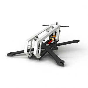 WalleFPV Lightning3 112mm Wheelbase 3 Inch Frame Kit Compatible with Analog / DJI O4 Air Unit for DIY RC FPV Racing Drone