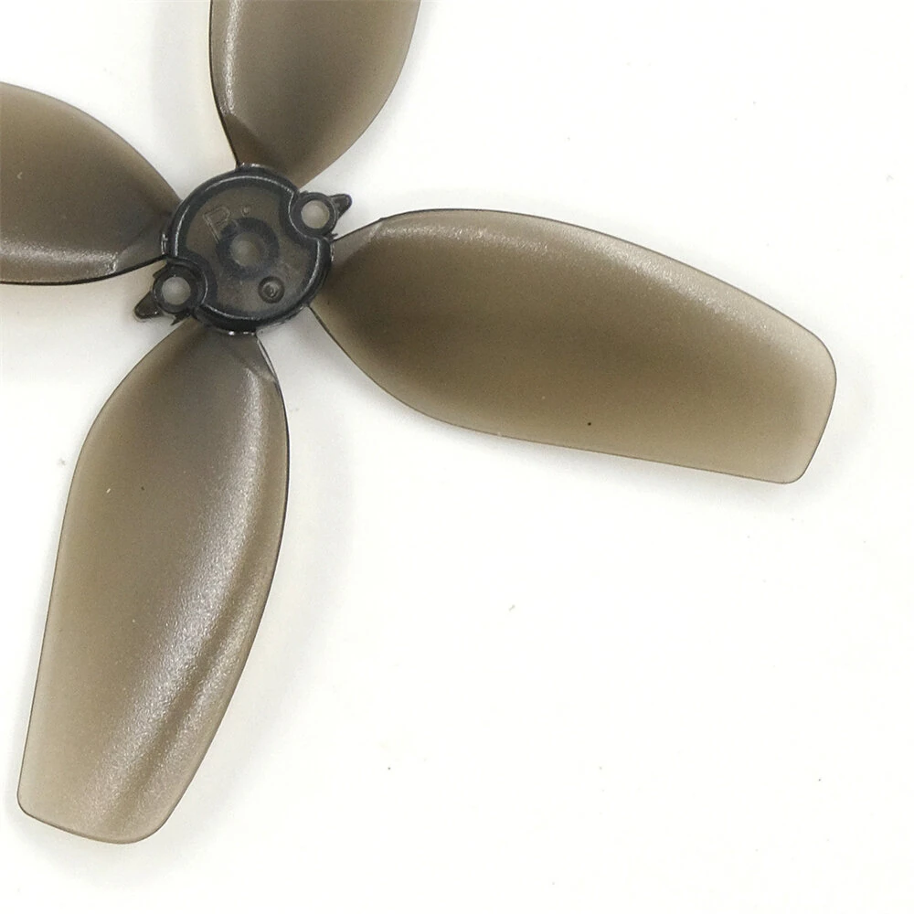 2 Pairs / 6 Pairs 76mm 4-blade PC Propeller 2mm Shaft Hole Low Noise High Efficiency For FPV RC Soccer Drones - Image 6
