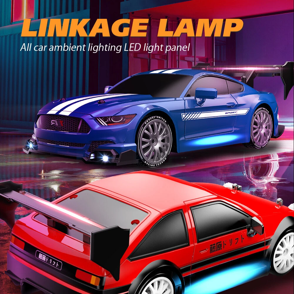 ENOZE 8603 8604 RTR 1/24 2.4G 4WD 30km/h Drift RC Car Tesla AE86 High Speed Racing LED Light On-Road Vehicles Models Toys - Image 6