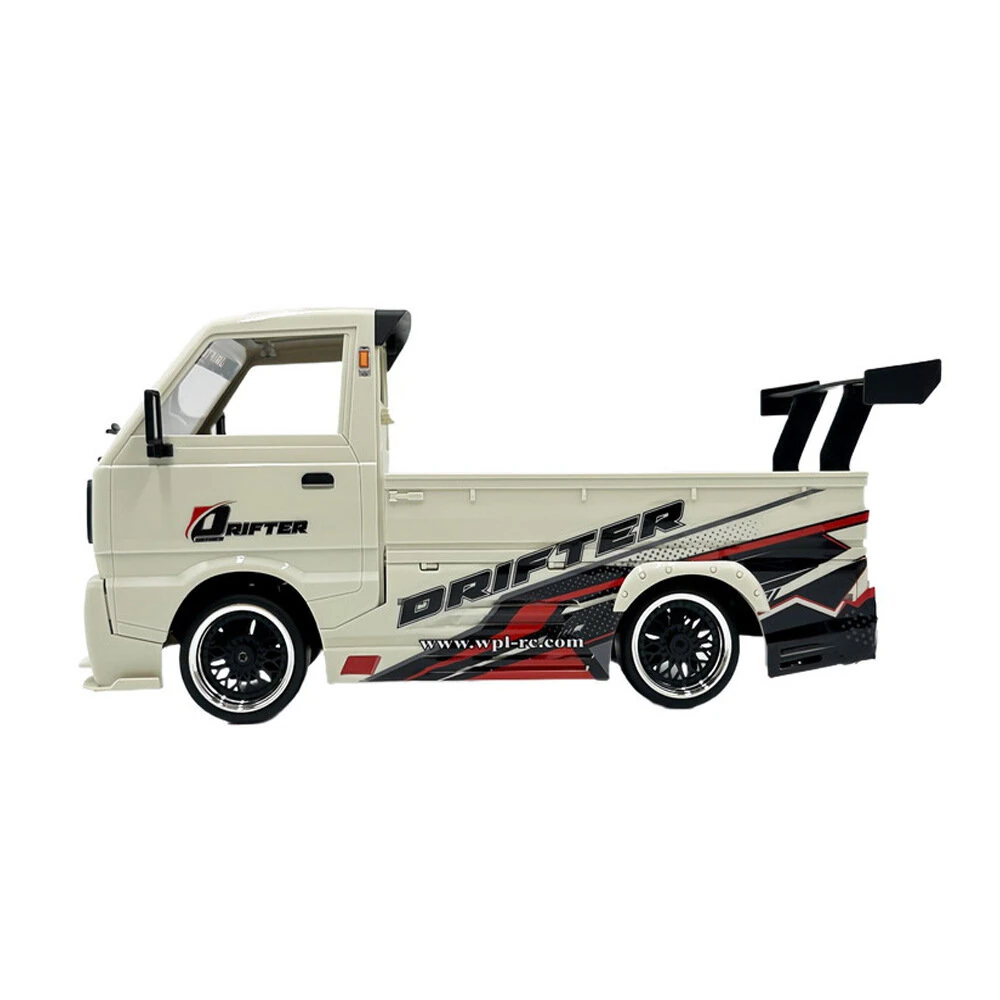 WPL D14S MINI 1/10 2.4G 4WD Full Scale Brushless On-Road Electric RC Car Truck Vehicle Models With Surround - Image 2