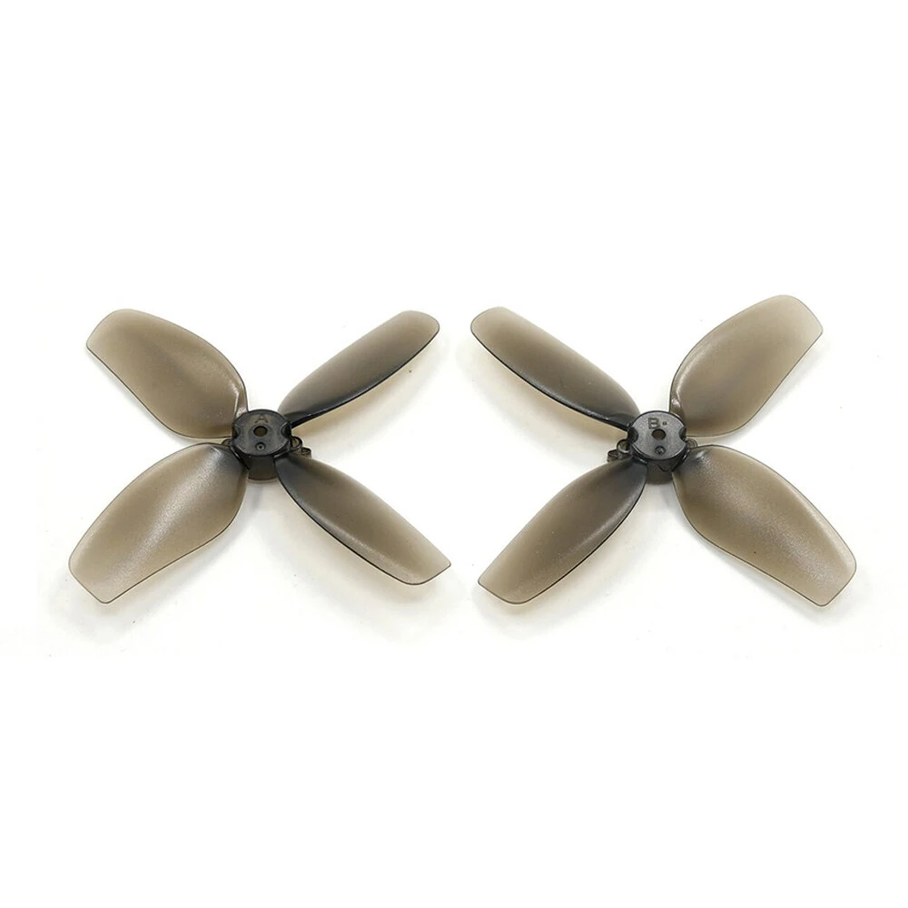 2 Pairs / 6 Pairs 76mm 4-blade PC Propeller 2mm Shaft Hole Low Noise High Efficiency For FPV RC Soccer Drones - Image 2