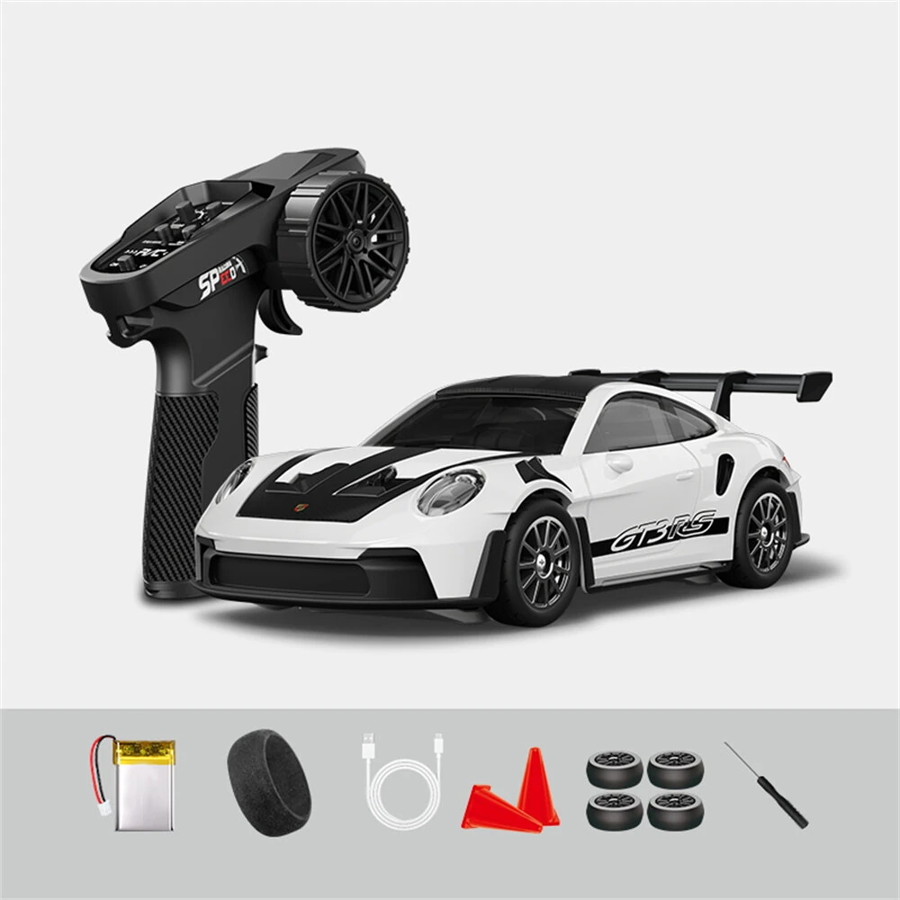 Hstar D43-01 RTR 1/43 2.4G 4WD Drift RC Car Gyro Mini Full Proportional Alloy Body Shell LED Light Remote Control High-Speed Motor On-Road Racing Vehicle Model Boys Gifts Toys - Image 8