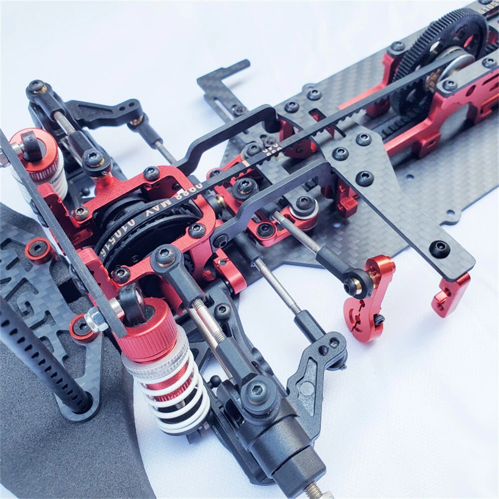 1/10 DGW High-speed RC Car Carbon Fiber Frame Chassis Professional Racing Model - Image 9