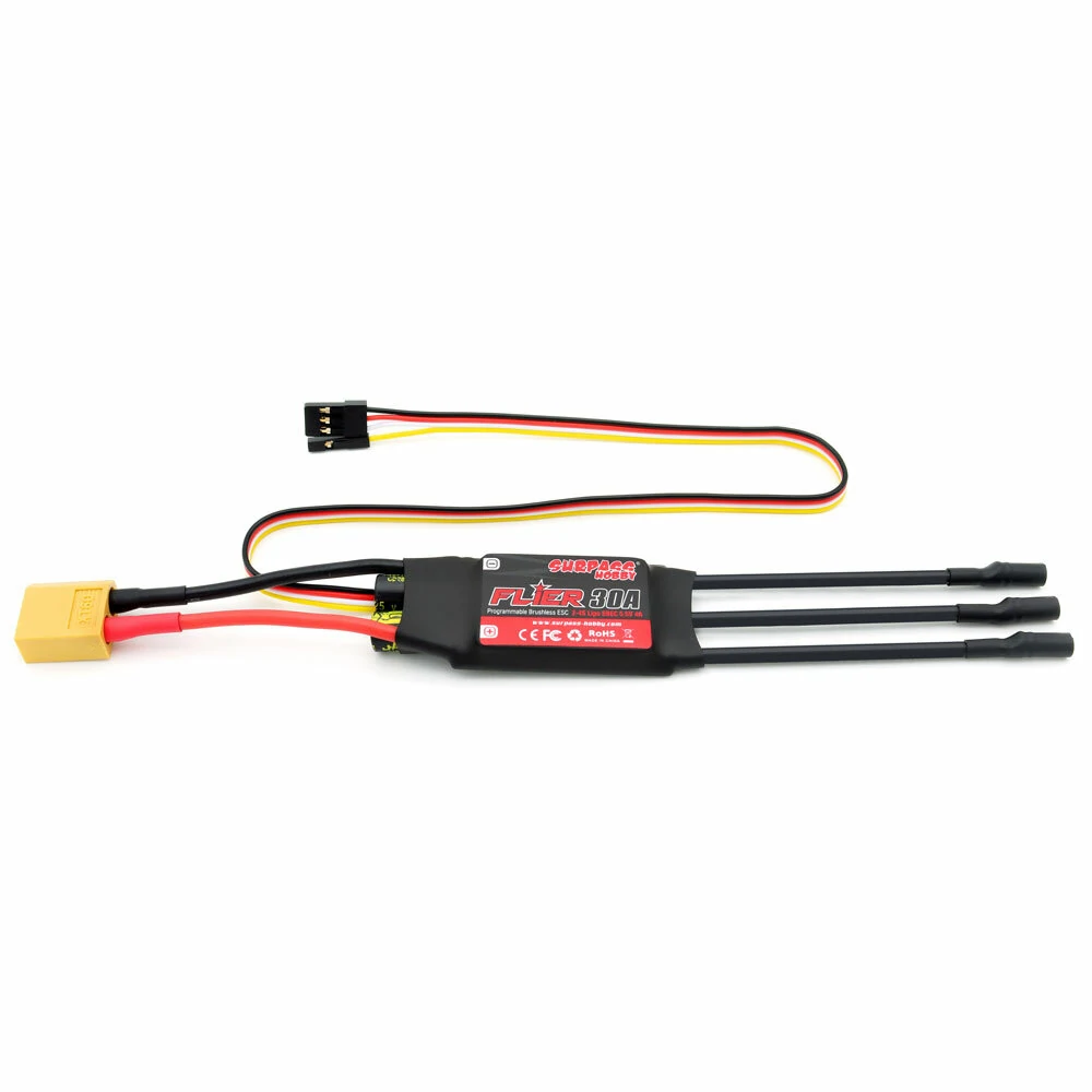SURPASS-HOBBY FLIER Series New 32-bit 30A Brushless ESC With 5.5V/4A BEC Support Programming for RC Airplane - Image 4