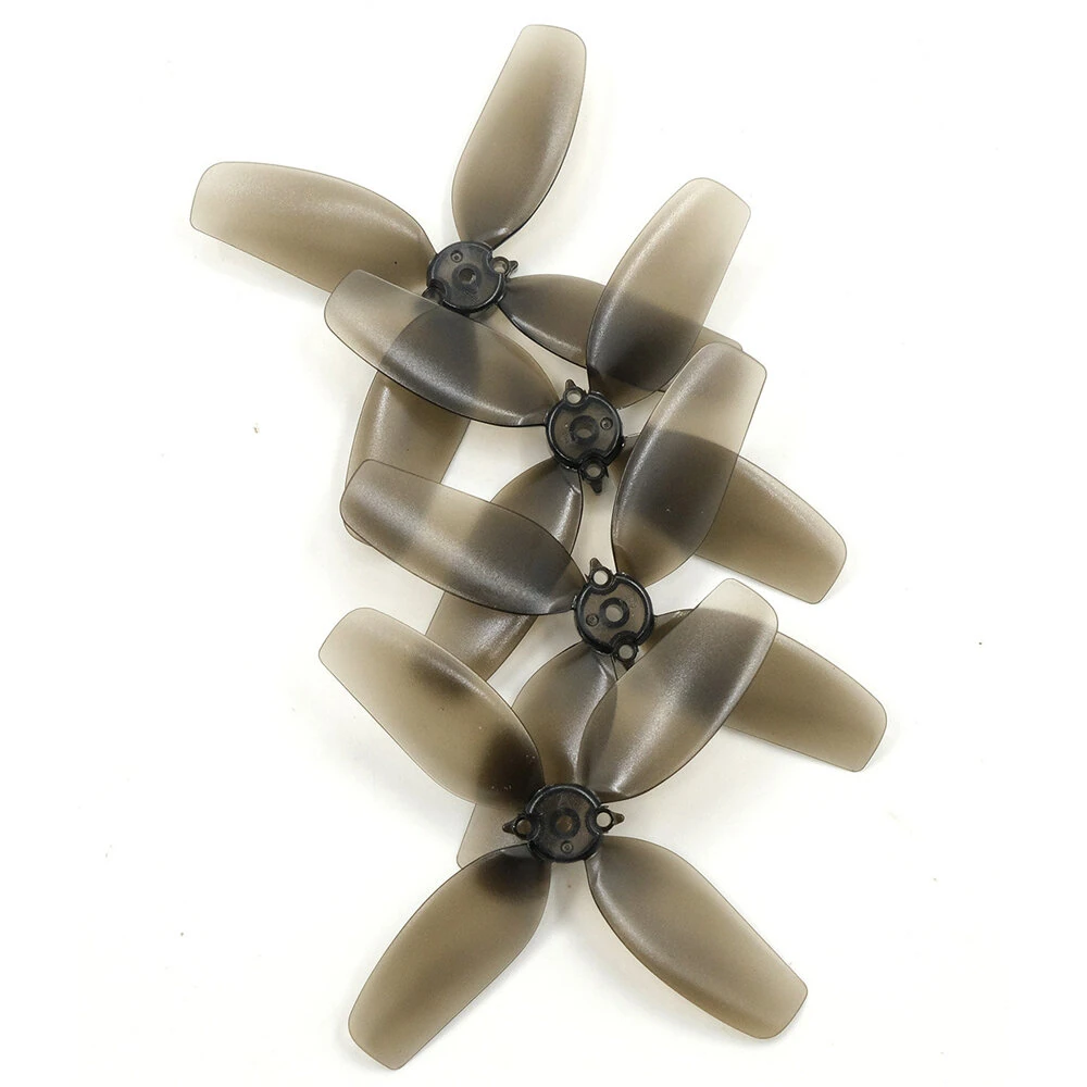2 Pairs / 6 Pairs 76mm 4-blade PC Propeller 2mm Shaft Hole Low Noise High Efficiency For FPV RC Soccer Drones