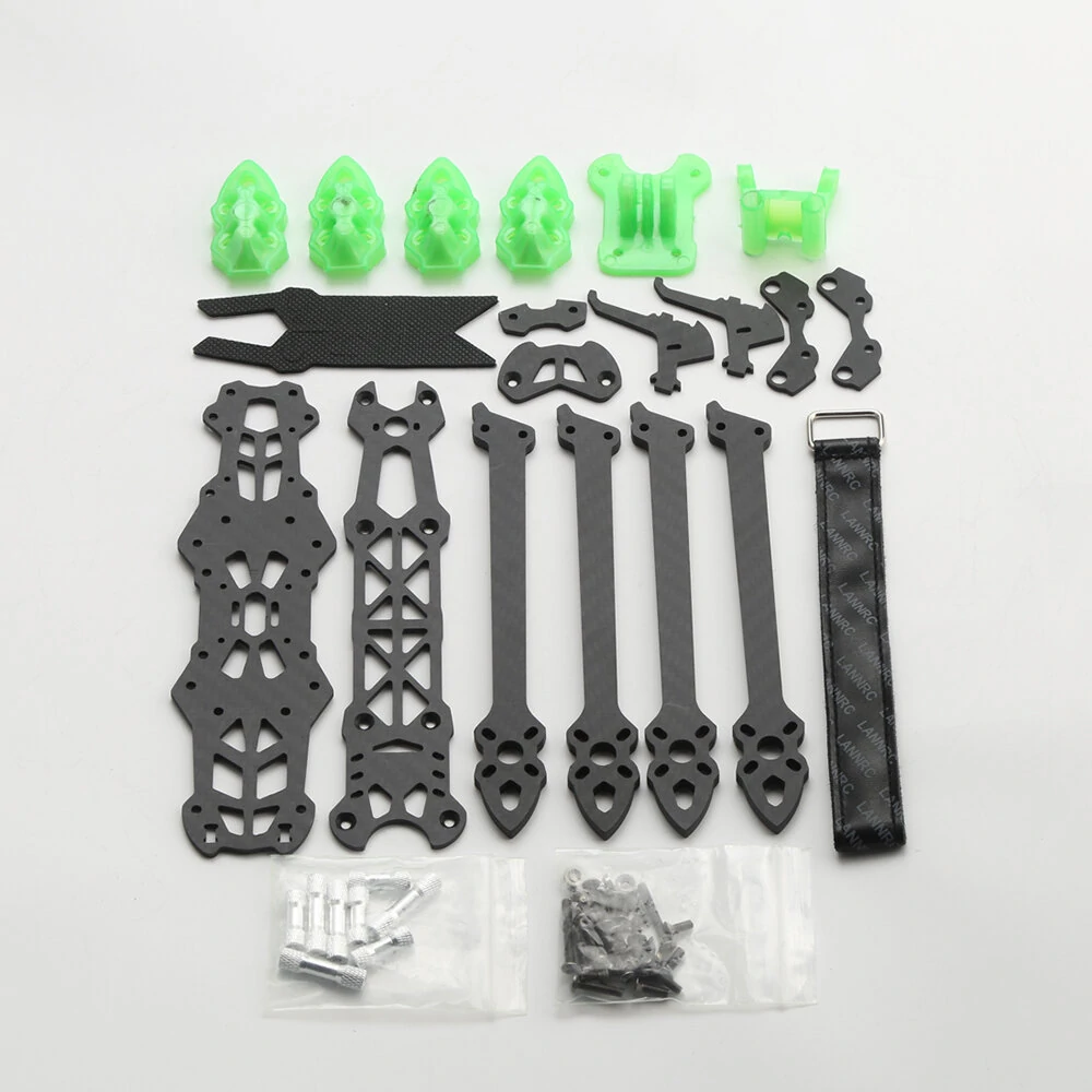 Mark4 8 Inch 375mm Wheelbase 5mm Arm 3K Carbon Fiber Frame Kit for DIY Long Range FPV RC Racing Drone - Image 8