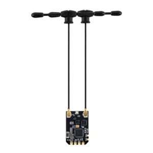 RadioMaster XR3 Nano ExpressLRS ELRS 2.4GHz/900MHz/Dual-Band Multi-Frequency Dual T-Antenna Diversity Receiver for Radiomaster TX16S Boxer GX12 Pocket Radio