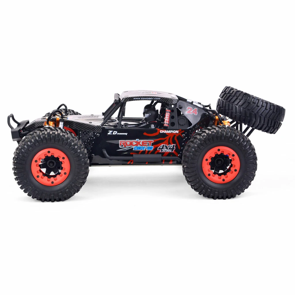 ZD Racing DBX 10 1/10 4WD 2.4G Desert Truck Brushless RC Car High Speed Off Road Vehicle Models 80km/h W/ Spare Tire - Image 4