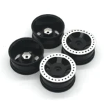 4PCS Upgraded Metal Rims Wheels Rubs 12mm Hex for MN128 MN86S G500 1/12 RC Car Vehicles Models Spare Accessories
