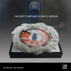 MoreArt 970204 1/64 Mini RC Car Parts Drift Turntable Scene 01 Version Simulation Model Rotatable Miniature Landscape