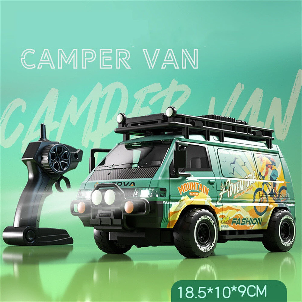 DLK 585-132 RTR 1/24 2.4G 4WD RC Car Sport Mini Bus Drift Off-Road Simulation Camping Van LED Light High Speed Remote Control Racing Micro Vehicles Model Adventure Toys - Image 9