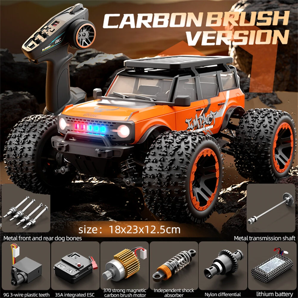 ZLL SG201 PRO/MAX RTR 1/20 2.4G 4WD 40km/h 55km/h Brushed/Brushless RC Car Off-Road Truck LED Lights Metal Drive Shafts Full Proportional Vehicles Models Toys - Image 4