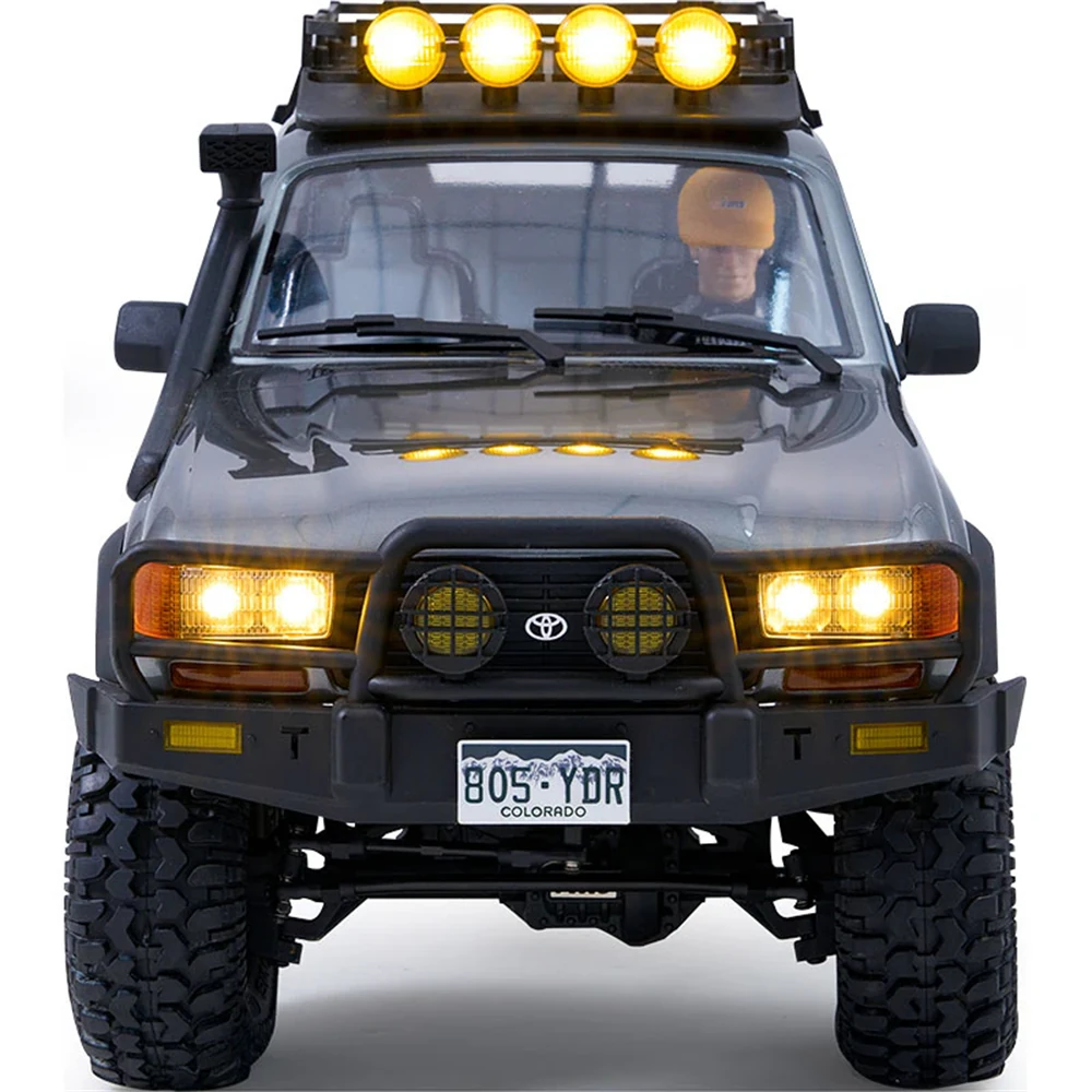 FMS FCX10 LC80 for TOYOTA Land Cruiser 80 RS 1/10 2.4G 4WD RC Car Off-Road Climbing Truck Rock Crawler LED Light Two Speed Vehicles Models Toys - Image 2