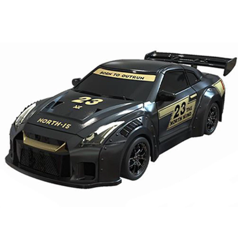 S916 RTR Mini 1/43 2.4G 4WD Drift RC Car Gyro GTR Race LED Light Full Scale Remote Control High-Speed Motor On-Road Racing Vehicle Model Boys Gifts Toys - Image 9