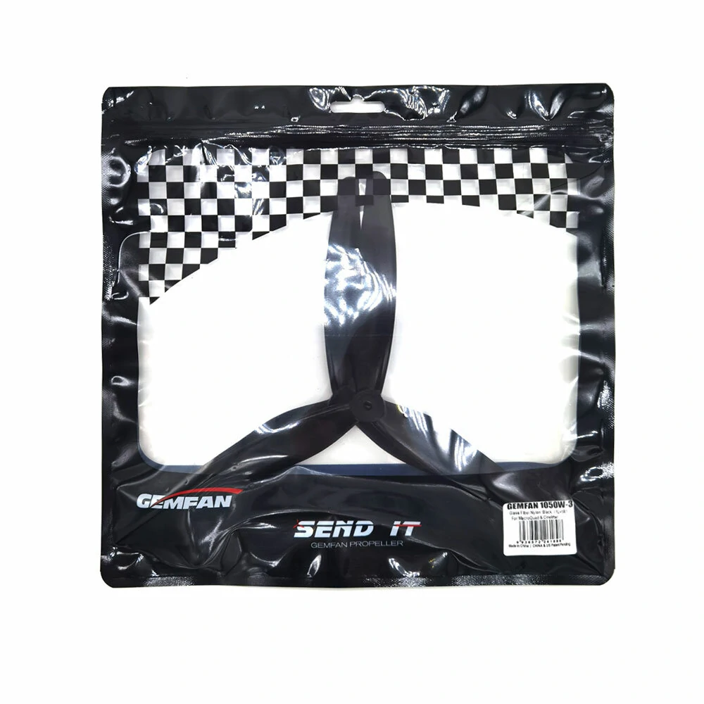 1 Pair Gemfan 1050W 1050 10Inch 3-Blade Nylon Cinelifter Propeller 5mm Hole Wider Large-pitch Props for FPV RC Multirotor 9Inch 10Inch X-Class - Image 4