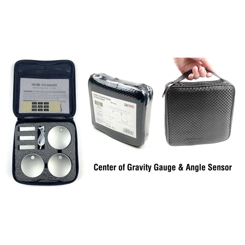 SkyRC Angle Gauge & CG Gauge CGG-020 Combo Set Bulit-in Battery Support bluetooth APP Control Real-time Display for RC Airplane Fixed Wing - Image 8