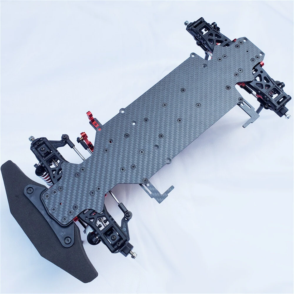 1/10 DGW High-speed RC Car Carbon Fiber Frame Chassis Professional Racing Model