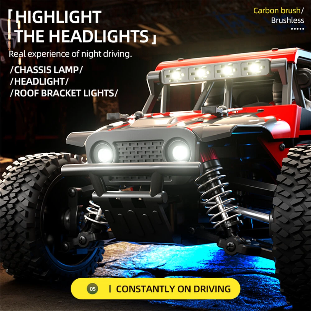 ZLL SG202 PRO/MAX 1/20 2.4G 4WD 40/55km/h Brushed/Brushless RC Car LED Light Off-Road Climbing Truck High Speed Full Proportional Vehicles Model RTR Toys - Image 5